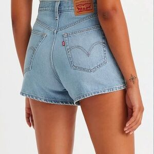 Levi’s high waisted mom shorts